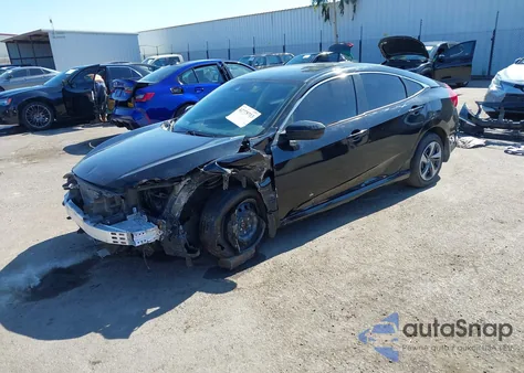 2019 Honda Civic Lx z USA, uszkodzony, nr VIN 19XFC2F65KE039024